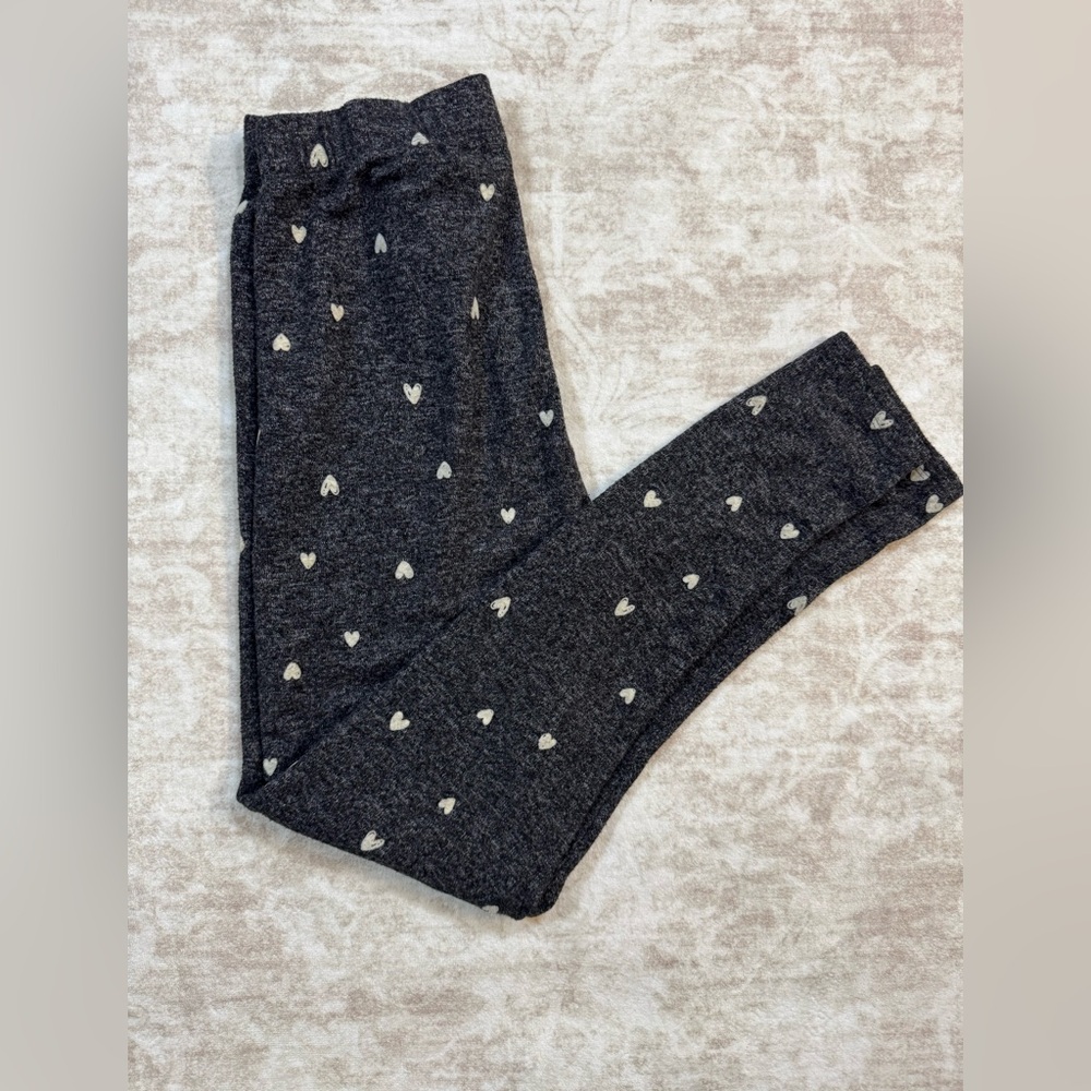 Oysho‎ Heart Print Pajama Pants Soft Cozy Lounge Sleepwear Small